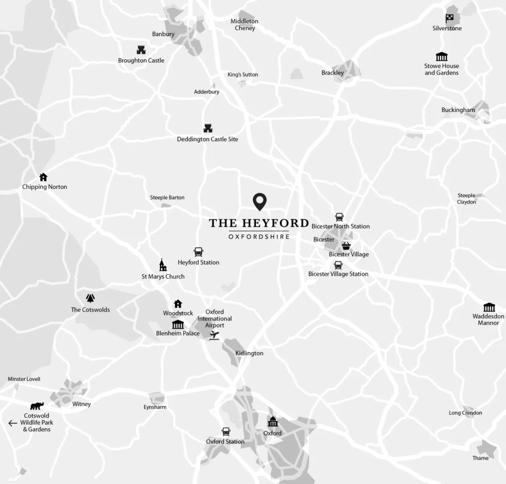 The Heyford Hotel Bicester Location